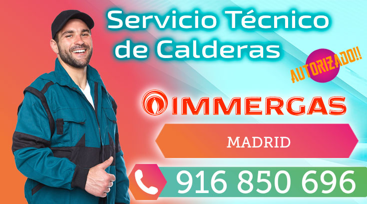 Servicio técnico Calderas Immergas en Madrid