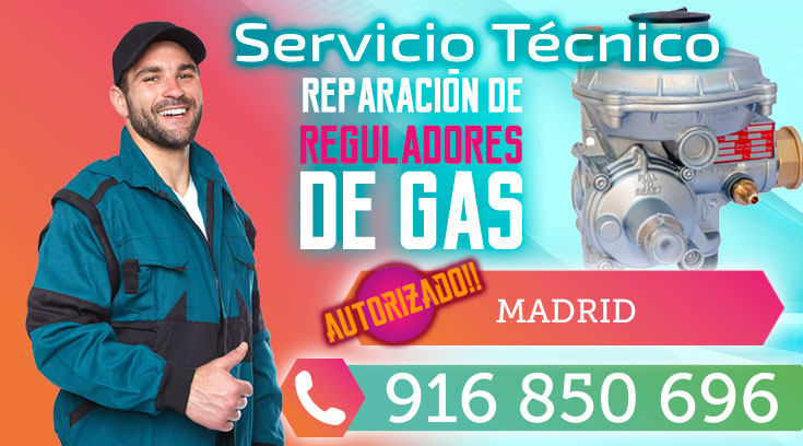 reparación regulador  Gas Natural en Madrid